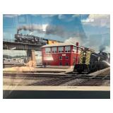 Steel Dawn Limited Edition Framed Train Art Print, Signed and Numbered 106/500