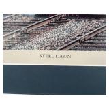 Steel Dawn Limited Edition Framed Train Art Print, Signed and Numbered 106/500