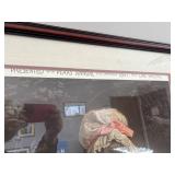 Framed Print of the Painting "Cherry Ripe" by Sir John Everett Millais - Popular Ad for Pear