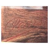 Framed Print of the Painting "Cherry Ripe" by Sir John Everett Millais - Popular Ad for Pear