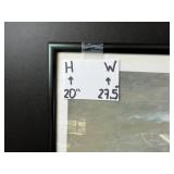 Framed Print Benjamin Williams Leader February Fill Dyke 20x27.5 in