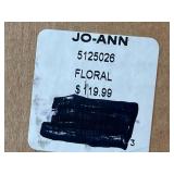 Framed Floral Watercolor Print by B.J. Zhang 35x21 Inches