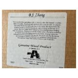 Framed Floral Watercolor Print by B.J. Zhang 35x21 Inches