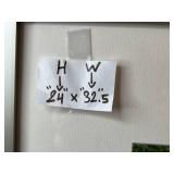 Framed Waterfall Photograph Print 24 x 32.5 Inches