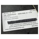 Signed Ayse Balci "Tree of Life" Distorted Mixed Media 5x7 Artwork in Frame