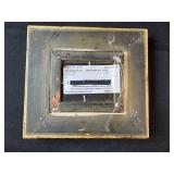 Miniature Oil Painting "Music Room" in Ornate Gold Frame - 9" x 8"