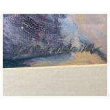 Framed Print by M. Basel Smith - Floral Basket Artwork 28x35 Inches