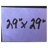 Framed Floral Artwork by Rion Withaar 29x29 Inches