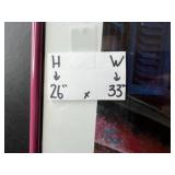 Framed Shari Hatchett Signed Print Sunday Morning 26x33 Inches