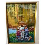 Littorio Del Signore Framed Serigraph 