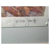 Jessica Zemsky Signed Limited Edition Print Jenny in the Attic 51/950 Framed 27.5x22.5