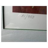 Jessica Zemsky Signed Limited Edition Print Jenny in the Attic 51/950 Framed 27.5x22.5