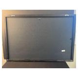 Framed Canvas Art with Colorful City Skyline