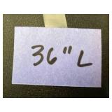 36 Inch Rectangular Geometric Stained Glass Panel