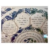 Framed Ecclesiastes 3:1-8 Art Print and Collectible 