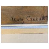 Framed Mary Cassatt Print Children Playing on the Beach 29x23 Inches