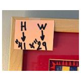 Framed Cheeses of the World Poster 41x29 Inches by John Harrisson