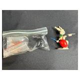 Collection of Vintage Easter Ornaments and Figurines