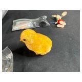 Collection of Vintage Easter Ornaments and Figurines