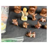 Easter Lot with Ceramic Bunnies, Figurines, and Decorative Eggs