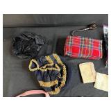 Assorted Vintage Gloves, Scarves, and Small Handbags Collection