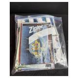 Holiday Collectibles Lot with Snowbabies Figurine, Wooden Reindeer, and Greeting Card Collection