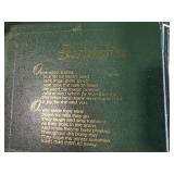 Holiday Collectibles Lot with Snowbabies Figurine, Wooden Reindeer, and Greeting Card Collection