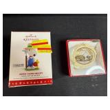 Collection of Holiday and Novelty Ornaments Including Hallmark Keepsake and Vintage Pieces