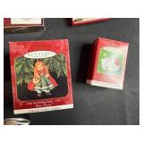 Collection of Holiday and Novelty Ornaments Including Hallmark Keepsake and Vintage Pieces