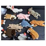 Collection of Ty Beanie Babies Assorted Animals Plush Toys
