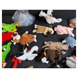 Collection of Ty Beanie Babies Assorted Animals Plush Toys
