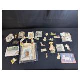 Collection of Antique and Vintage Paper Ephemera Die Cuts and Cards