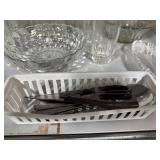 Assorted Glassware Set with Storage Containers and Utensils
