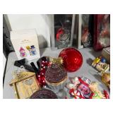 Collection of Christmas Ornaments and Things Remembered Keepsakes