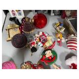 Collection of Christmas Ornaments and Things Remembered Keepsakes