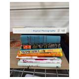 Collection of Assorted Books Including Cookbooks and Knitting Guides