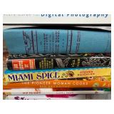 Collection of Assorted Books Including Cookbooks and Knitting Guides