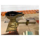 Collection of Vintage Hand Tools, Oil Can, and Drafting Guides