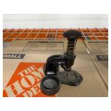 Collection of Vintage Hand Tools, Oil Can, and Drafting Guides