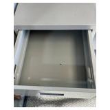3-Drawer Metal File Cabinet, 29x15x18 Inches
