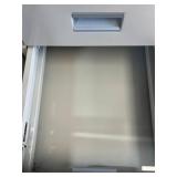 3-Drawer Metal File Cabinet, 29x15x18 Inches