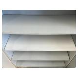 White 4-Shelf Adjustable Bookcase 48in Tall