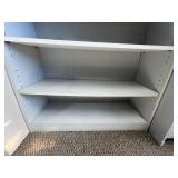 White 4-Shelf Adjustable Bookcase 48in Tall