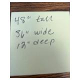 White 4-Shelf Adjustable Bookcase 48in Tall