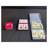 Vintage Slinky, Playing Cards Set, and Cadal Magnetic Dominoes Collection