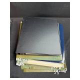 Assorted Office Supplies Including Paper Trimmer, Hanging File Folders, Ruler, and Coca-Cola Card Holder