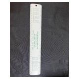 Assorted Office Supplies Including Paper Trimmer, Hanging File Folders, Ruler, and Coca-Cola Card Holder