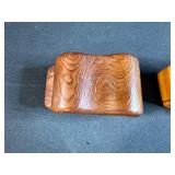 Set of 4 Handmade Wooden Keepsake Puzzles/Boxes with Unique Designs