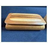 Set of 4 Handmade Wooden Keepsake Puzzles/Boxes with Unique Designs