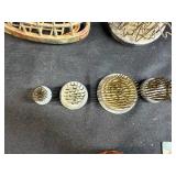 Collection of Vintage Flower Frogs and Floral Arrangers Assorted Styles